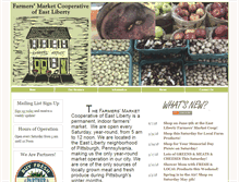 Tablet Screenshot of farmersmarketcooperativeofeastliberty.com